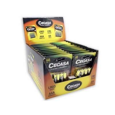 Expositor Pilas Cegasa 325030 24 unidades surtido (LR03x12 + LR6x12)