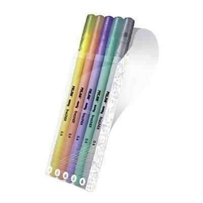 Rotulador fineliner estuche de 5 unidades sway pastel 06180414PS