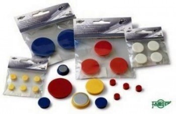 Iman blanco redondo 60-20 milimetros blister/4 60-20-01 Faibo