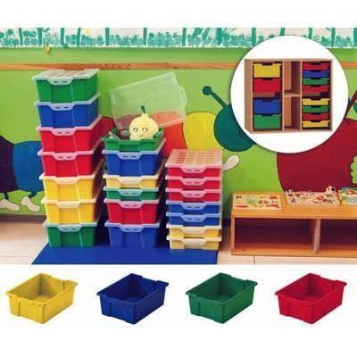 Cubeta Faibo 785-03 Grande Rojo S/Tapa