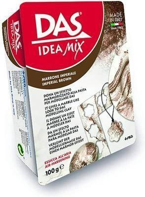 Arcilla pasta modelar Das idea marron 100 gramos 342006