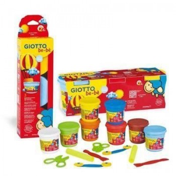 Giotto 463100 bebe pasta modelar 3/B 3 colores 200G.