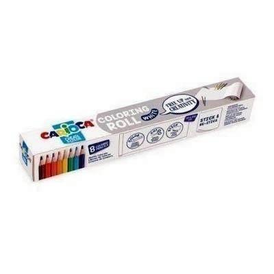 Coloring Roll White Carioca 42980 198x30cm