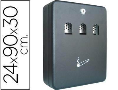 Cenicero buzon metalico Q-connect 24*9*30 centimetros KF04271