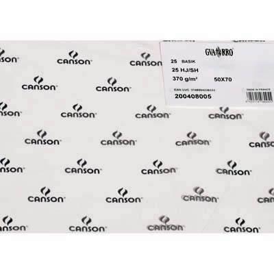 Papel Canson Acuarela 370G.P/25 Basik 70x100 408006