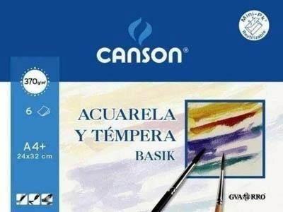 Minipack Acuarela ESC. A4 6H. 370GR. 200006416