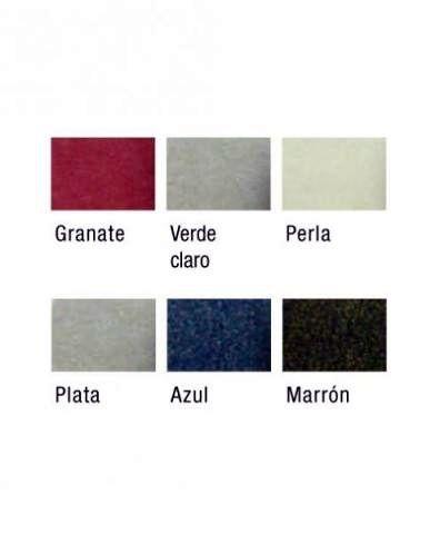 Tarjeta Michel paquete de 25 5609521 plata brillon metallic 105x215 250 gramos