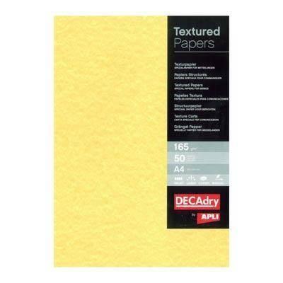 Papel textura pergamino oro 165 gramos 50 hojas Apli PCL1676