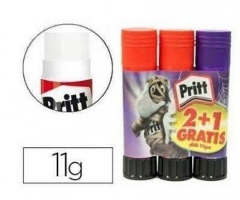 Pegamento barra 11 gramos 2+1 Pritt 2032733