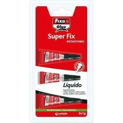 Pegamento Fixo 23100 super rapido 1 gramo blister de 3