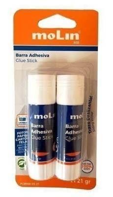 Pegamento de barra 21gr blister de 2 PGB900-02 Molin
