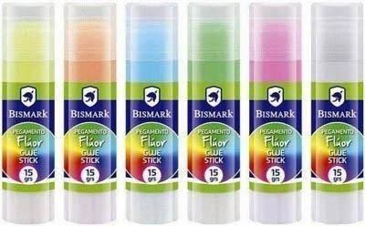 Expositor pegamento barra 15gr colores 24 ud. 329473 Bismark