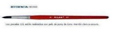 Pincel Milan Madera Nº0 C/12 101/0 80300