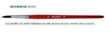 Pincel Milan Madera Nº0 C/12 101/0 80300