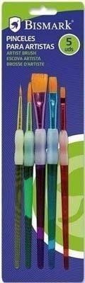 Pinceles artisticos antideslizantes Bismark blister 5 unidades 326169