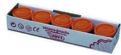 Tempera Jovi 40CC C/5FR. Naranja 50306