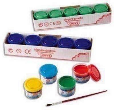 Tempera Jovi 40CC C/5FR. Marron 50312