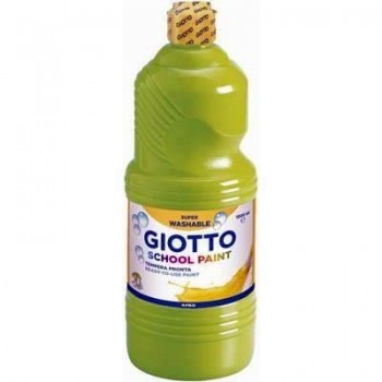Tempera Giotto 1000ML. Verde cinabrio 535511 lavable