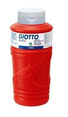 Pintura dedos Giotto 750ML. Rojo 536010