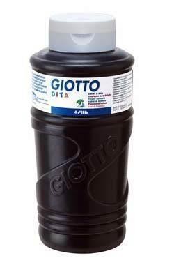 Pintura dedos Giotto 750ML. Negro 536024