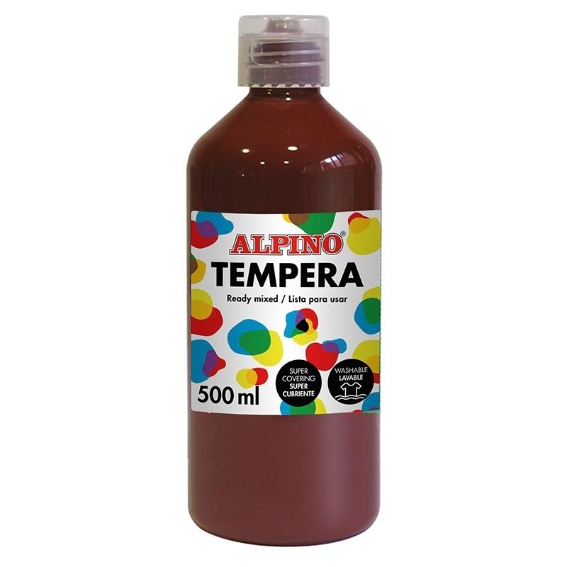 Tempera liquida Alpino 500ml. marron DM010177