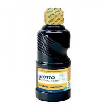 Tempera lavable Giotto Negro 250ML  530824