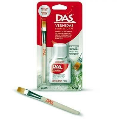 Barniz brillante 75 mililitros + pincel Das 343000 Giotto