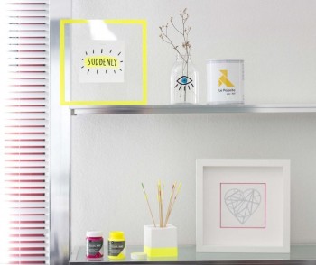 Pintura deco fluor paint Pajarita