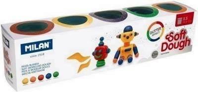 Pasta modelar Milan dough soft glitter 142gr c/5 913505G