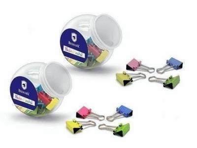 Bote 12 pinzas abatibles mini neon - pastel surtidas 328139