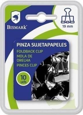 Pinza abatible 19mm Bismark 328062 blister 10 unidades