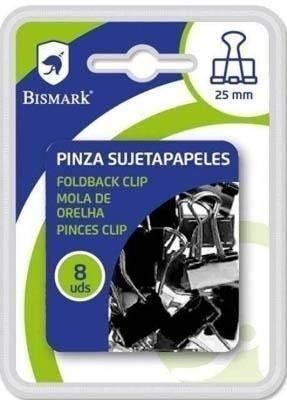 Pinza abatible 25mm Bismark blister 8 unidades 328537