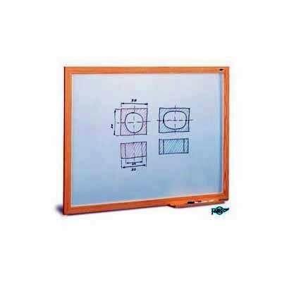 Pizarra Blanca marco madera 90x120 400-5IND