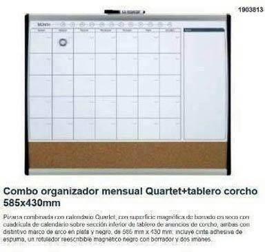 Pizarra Quartet Blanca/CORCH 59*43 CALEN/MAGN.1903813