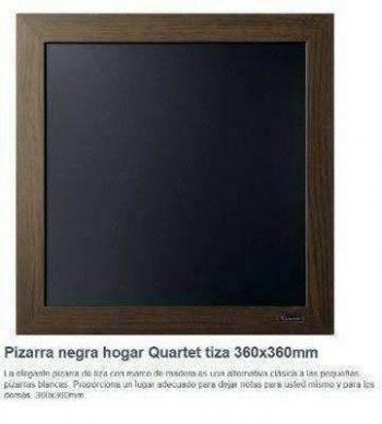 Pizarra Quartet Negra 36*36 Tiza 1903869
