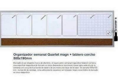 Pizarra Quartet Blanca/CORCH 59*19 CALEN/MAGN.1903780