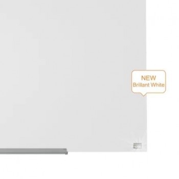 Pizarra de Cristal Blanca 993x559 mm   Nobo Diamond Glass 1905176