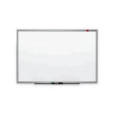 Pizarra blanca marco de aluminio 122x200 soporte volteable 11/11-5