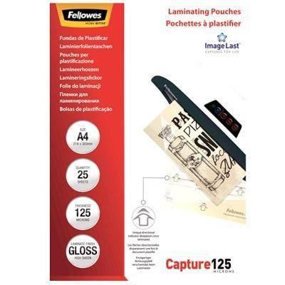 Carterita Plastico A3 303x426 paquete de 100 125 micras Fellowes 5307506