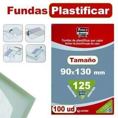 Carteria plastificar caza-pesca 130x90 paquete de 100 125 micras 01021500 Fixo