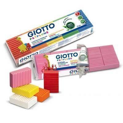 Plastilina Giotto 510110 350 gramos p/12 naranja
