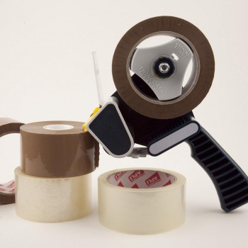 Paq.6 rollos precinto Apli PP 48mmx66m marrón