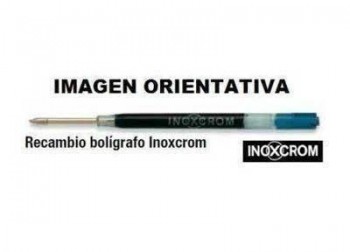 Recambio Boligrafo Gel Azul  InoxcromCRON B/5