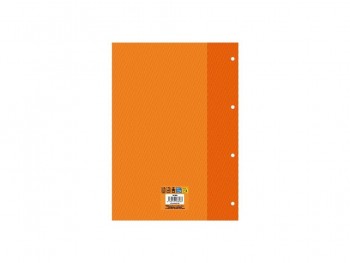 Recambio Golden A4 80 hojas 90 gramos cuadros 5x5 naranja 323828