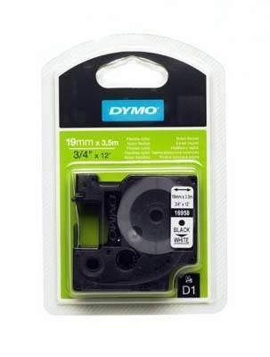 Cinta Dymo 16958 NYLON 19MMX35M Negro/Blanco S0718050