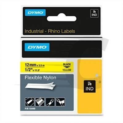 Cinta Dymo Rhino 18490 Amarillo Nylon ID1-12