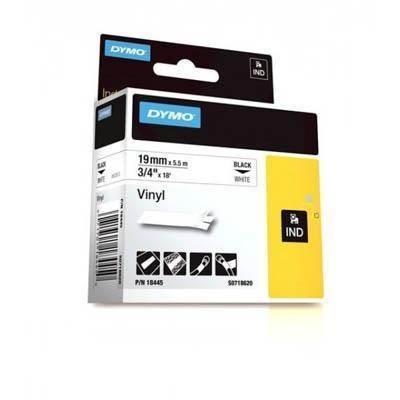 Cinta negro blanco ID1-19 Rhino 18445 Dymo
