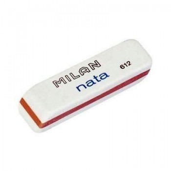 Goma de borrar Milan nata 612