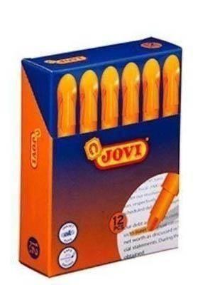 Rotulador Fluorescente Jovi Gel C/12 Naranja 1815