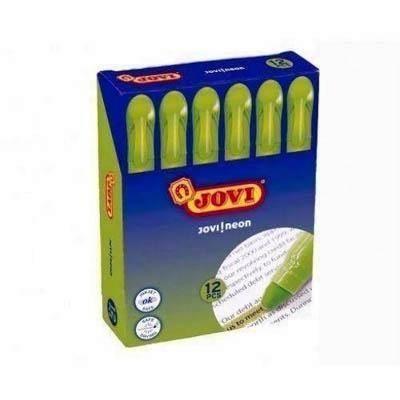 Rotulador Fluorescente Jovi Gel C/12 Verde 1818